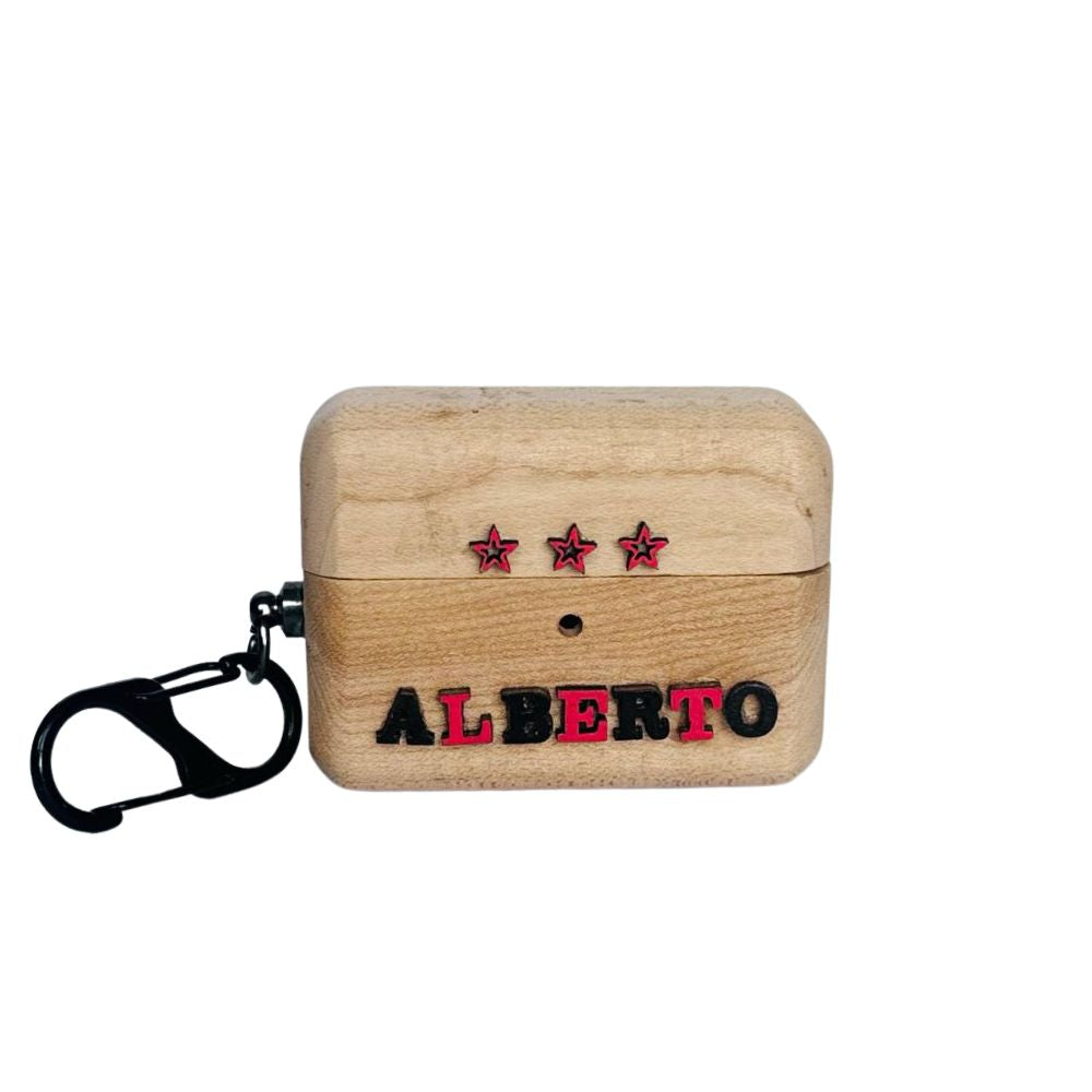 Personalized Wooden AirPods Gen 3 Case