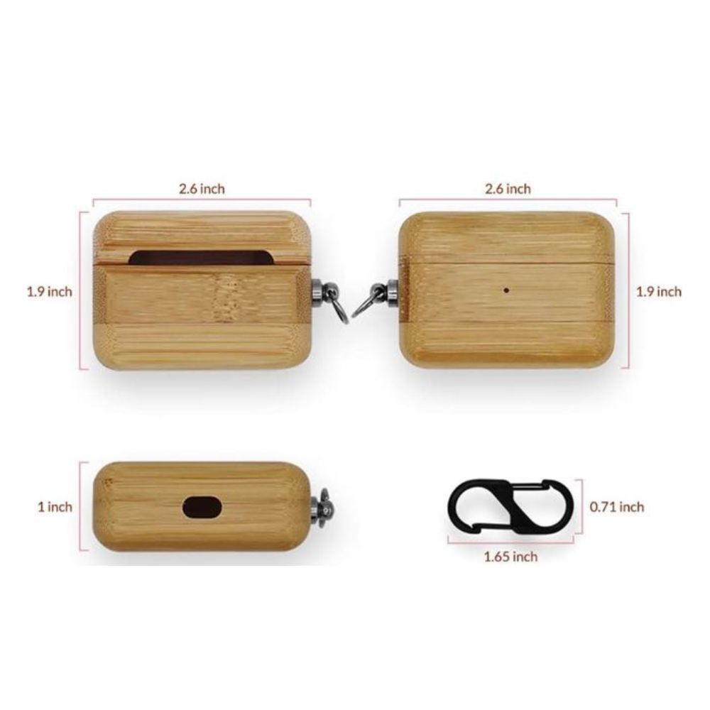 Personalized Wooden AirPods Gen 3 Case
