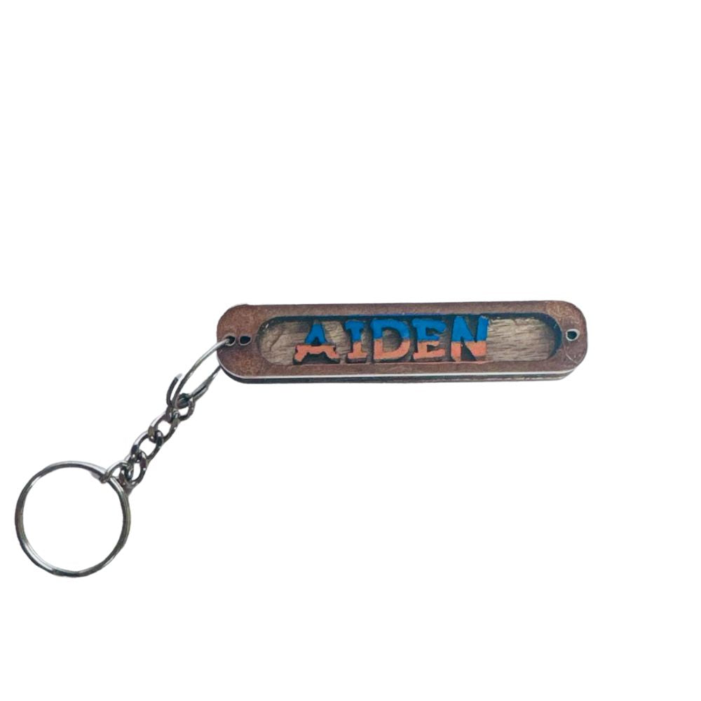 Keychain with letters
