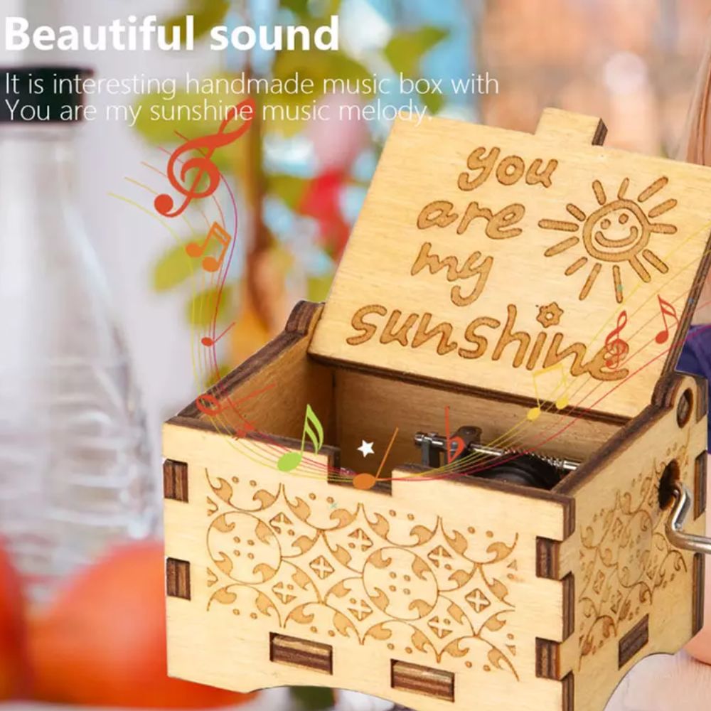 You're my Sunshine Wooden Music Box